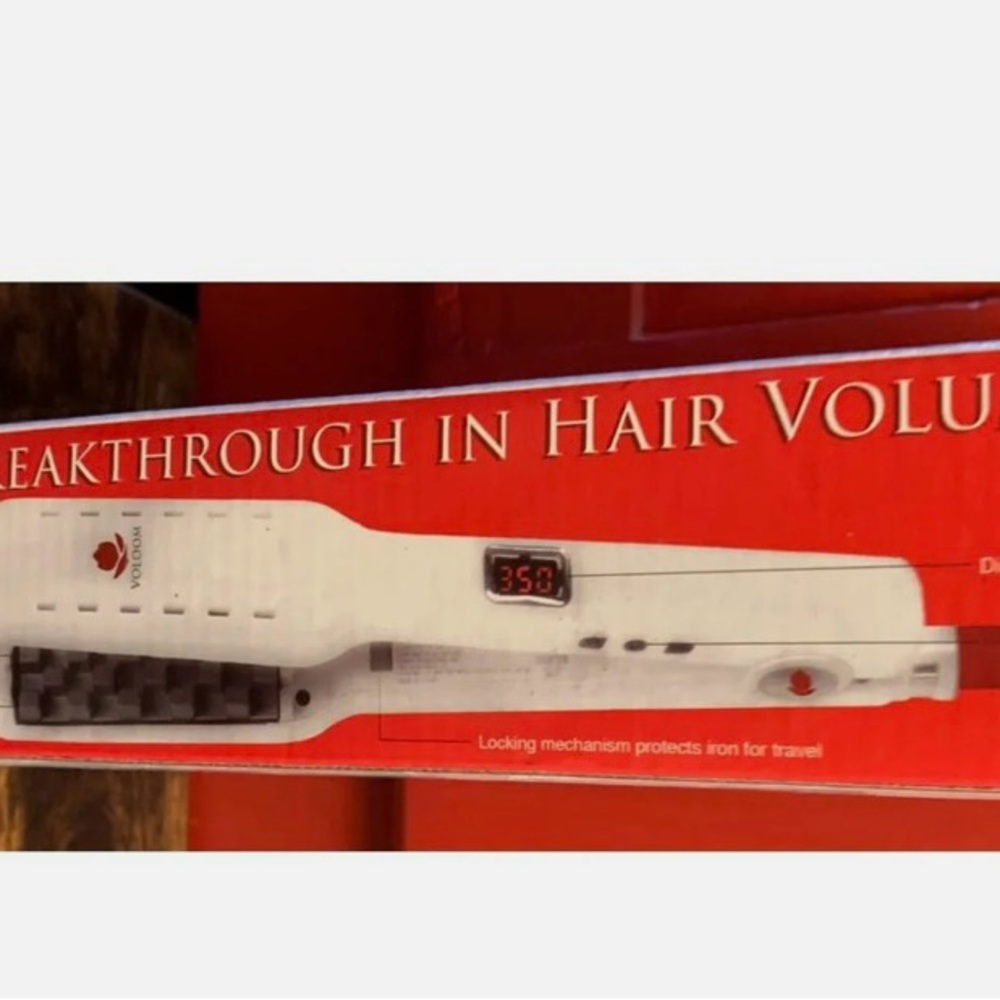 🔥HOLIDAY SALE🔥. 1 DAY ONLY! LIKE NEW ON BOX VOLUUM HAIR VOLUMIZING IRON